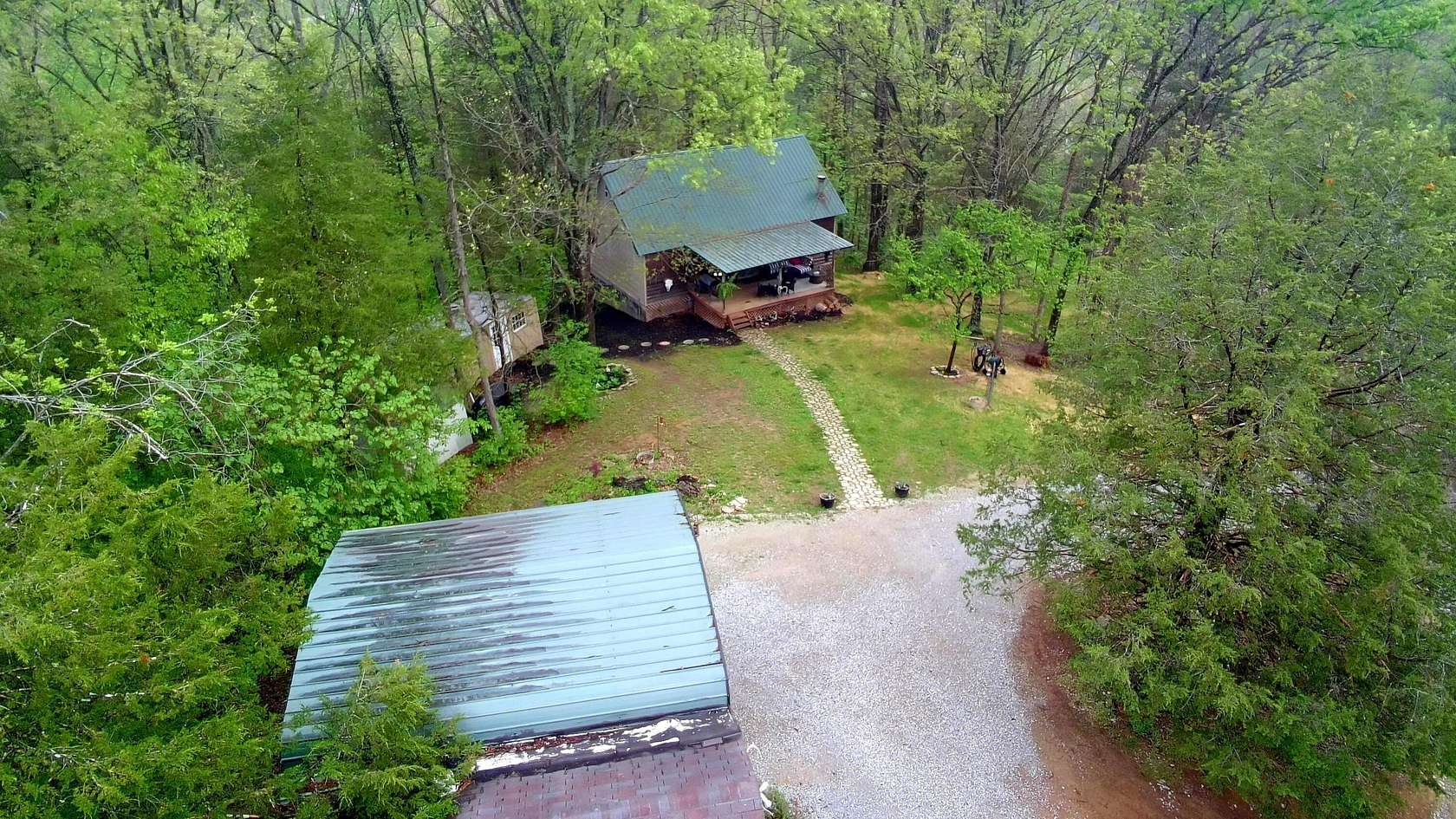 12 Acres of Recreational Land with Home for Sale in Pendleton, Kentucky