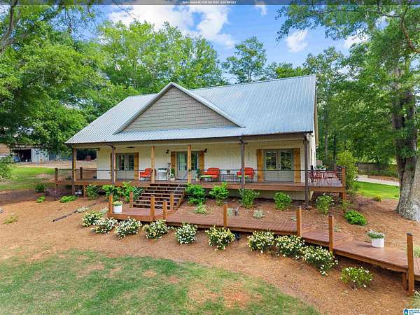 6.78 Acres of Land with Home for Sale in Pell City, Alabama