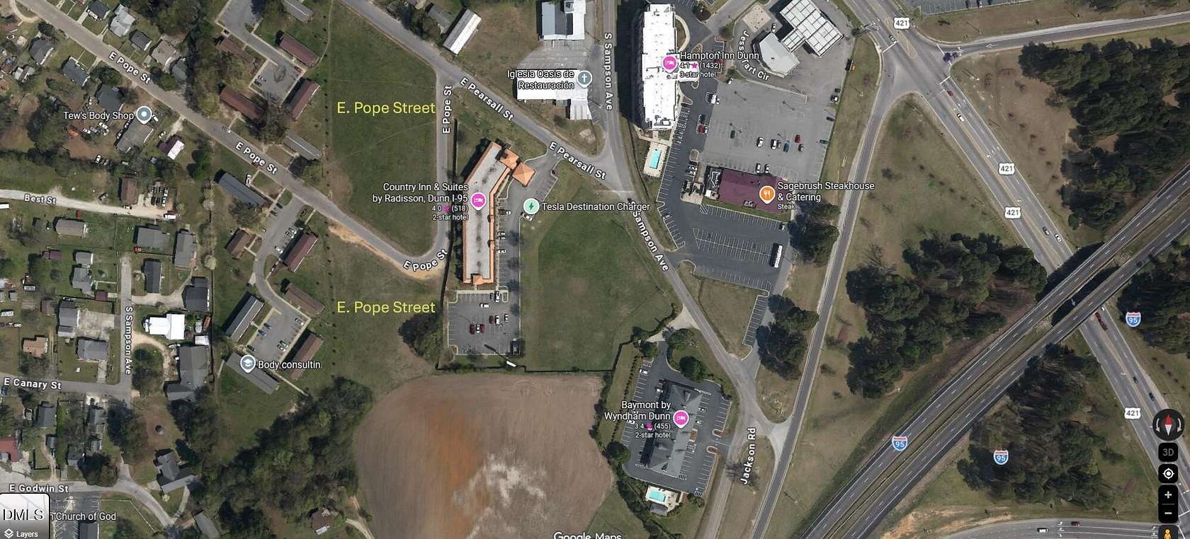 2.69 Acres of Commercial Land for Sale in Dunn, North Carolina