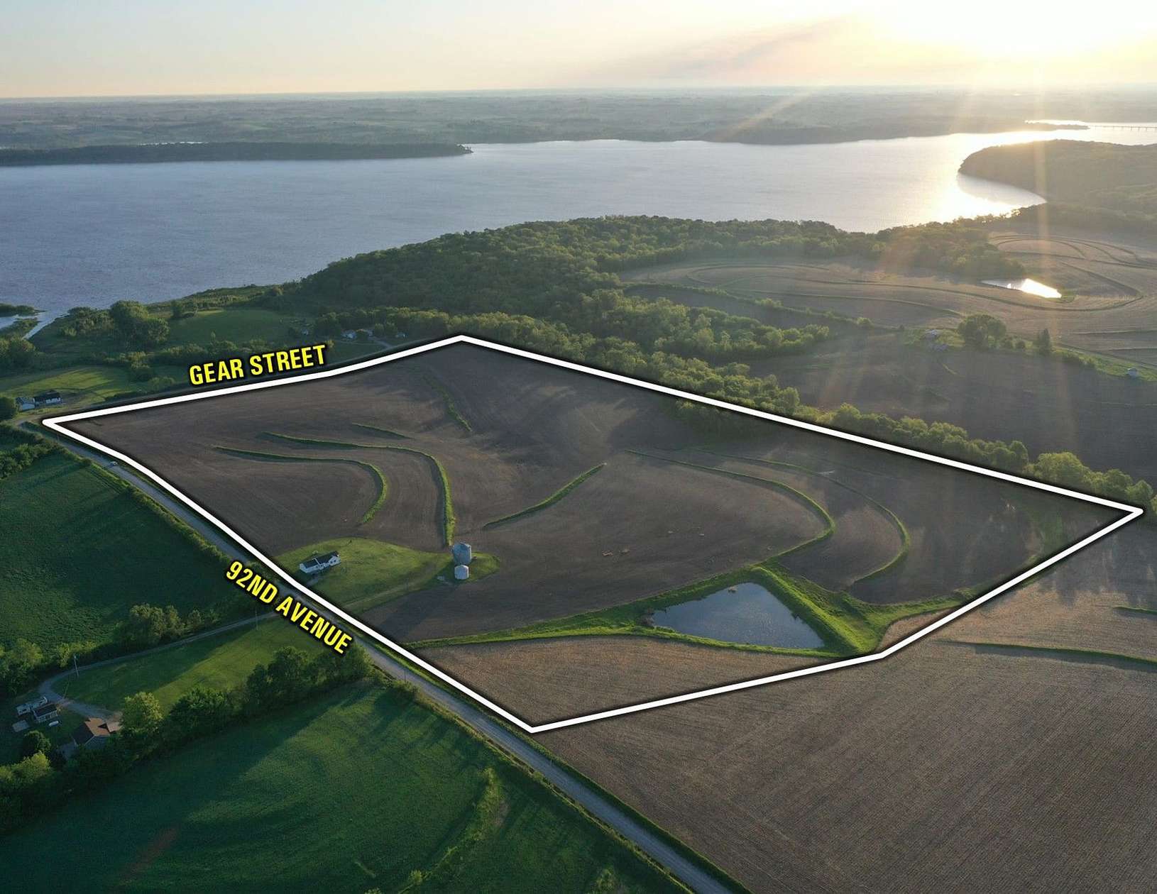 61 Acres of Land with Home for Sale in Pleasantville, Iowa