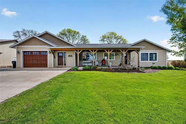 41.4 Acres of Land with Home for Sale in Almena, Wisconsin
