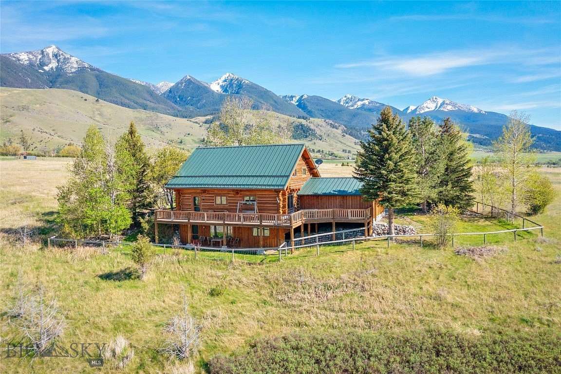 10 Acres of Land with Home for Sale in Livingston, Montana