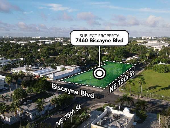 0.91 Acres of Commercial Land for Lease in Miami, Florida