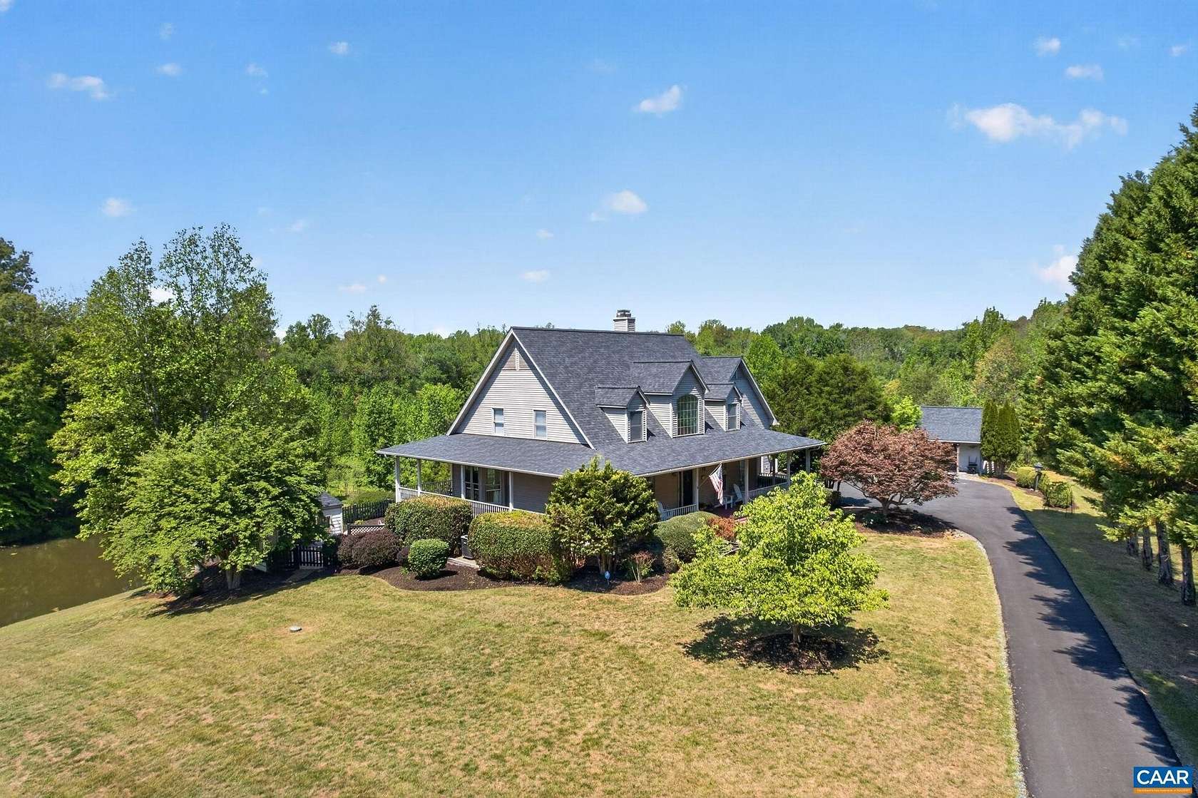 10 Acres of Land with Home for Sale in Palmyra, Virginia