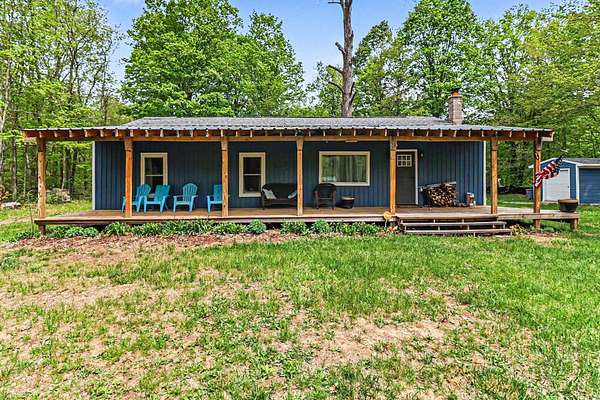 5 Acres of Land with Home for Sale in Thompsonville, Michigan