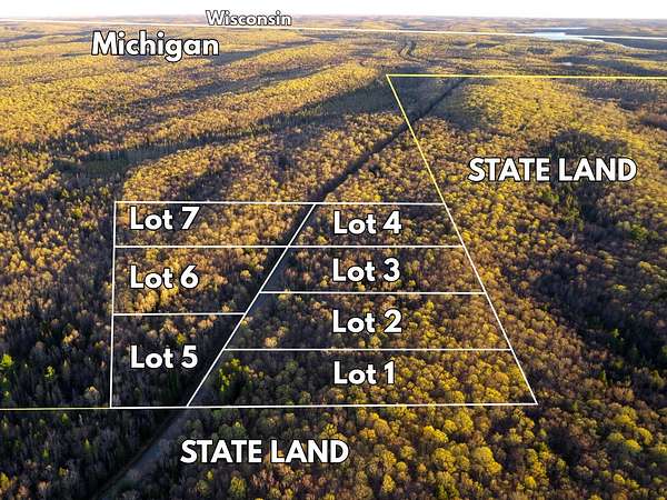 8.1 Acres of Land for Sale in Iron River, Michigan