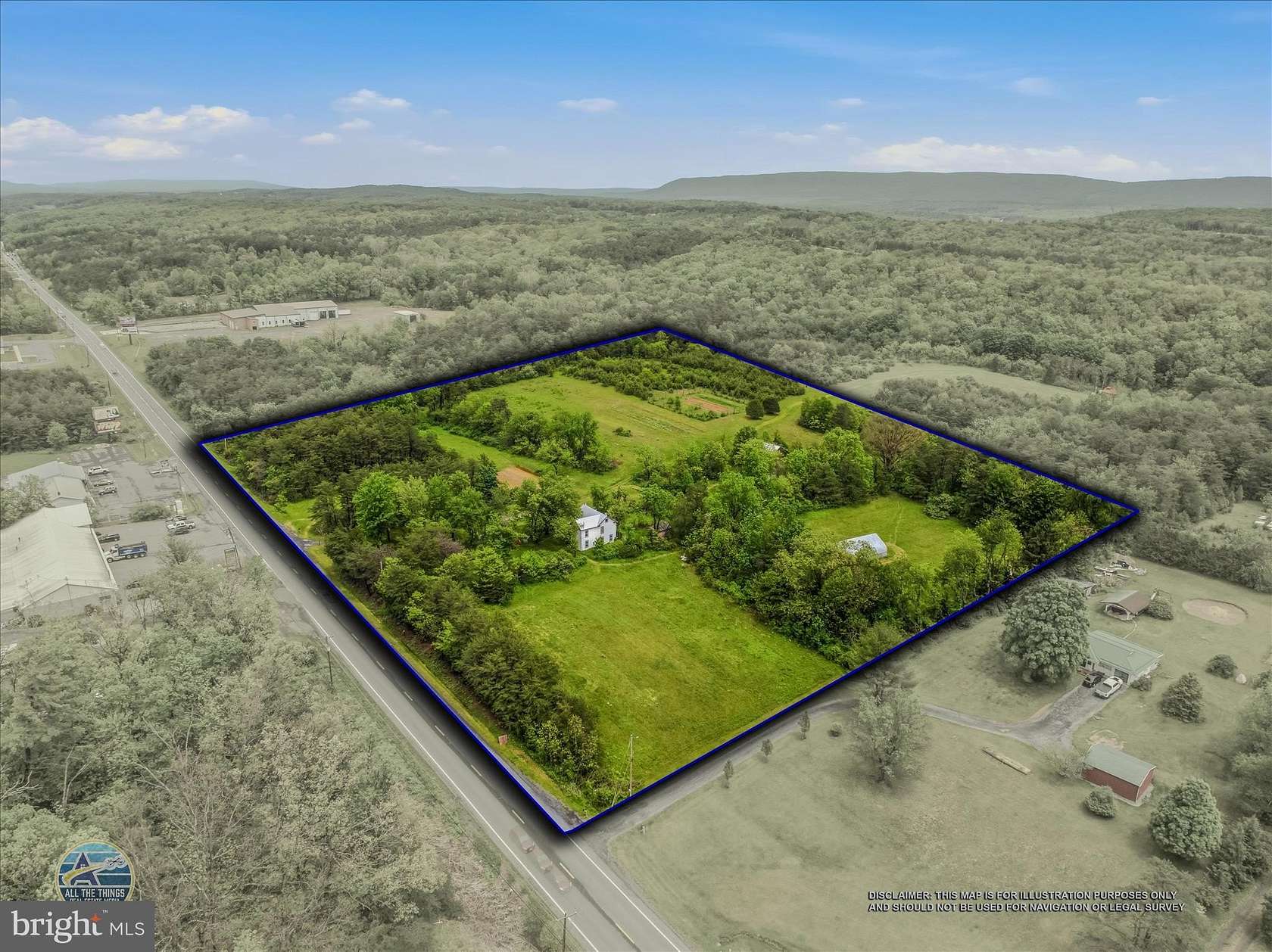 10 Acres of Mixed-Use Land for Sale in Berkeley Springs, West Virginia