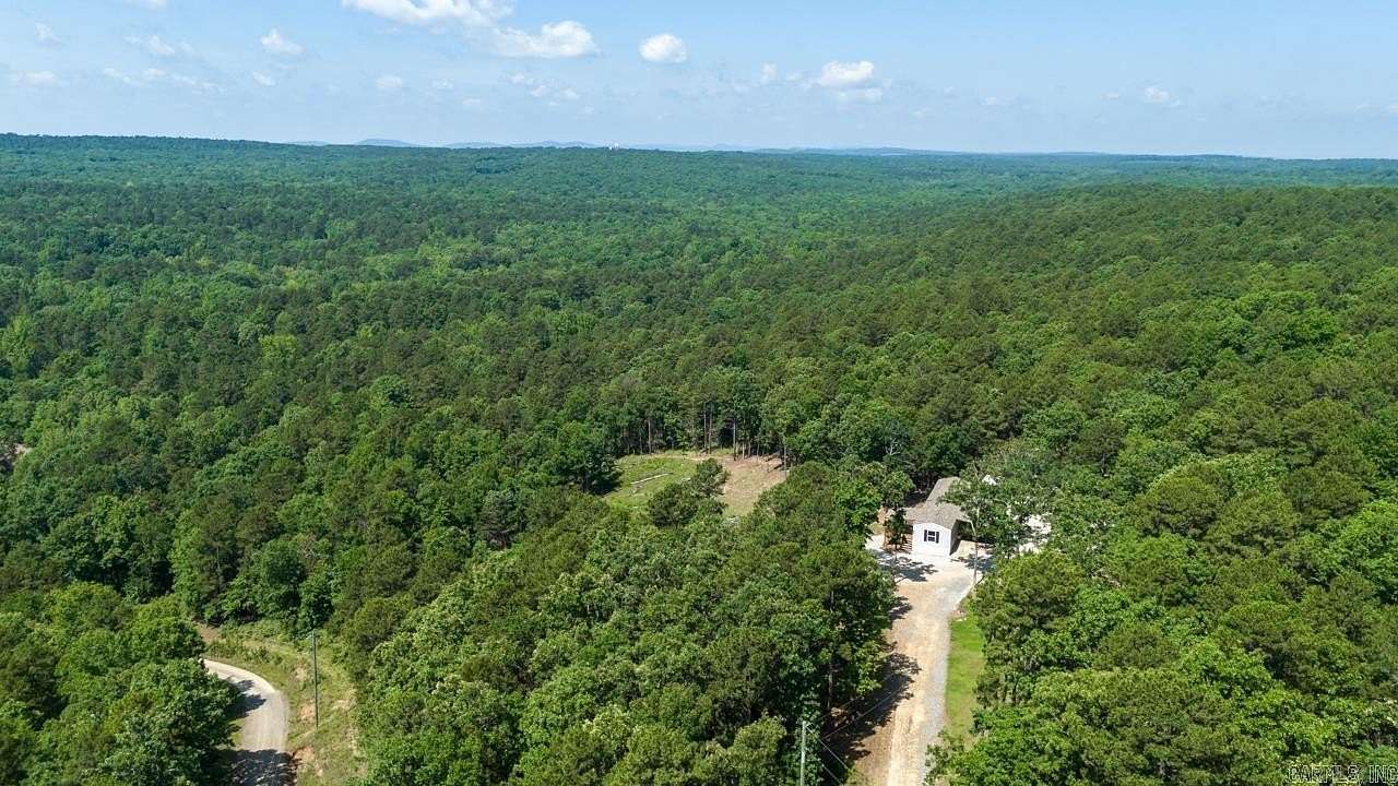 15.4 Acres of Recreational Land with Home for Sale in Bigelow, Arkansas