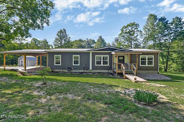 7.46 Acres of Land with Home for Sale in Crossville, Tennessee