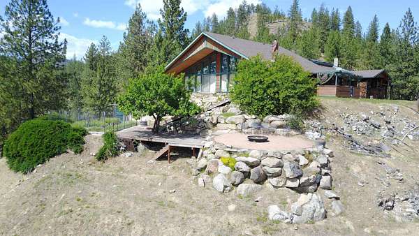 445 Acres of Recreational Land with Home for Sale in Nine Mile Falls, Washington