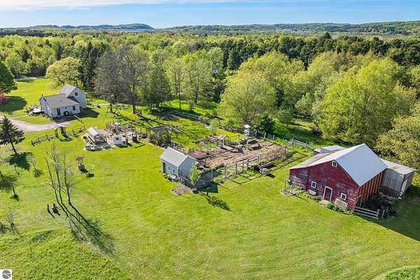 10.2 Acres of Land with Home for Sale in Frankfort, Michigan