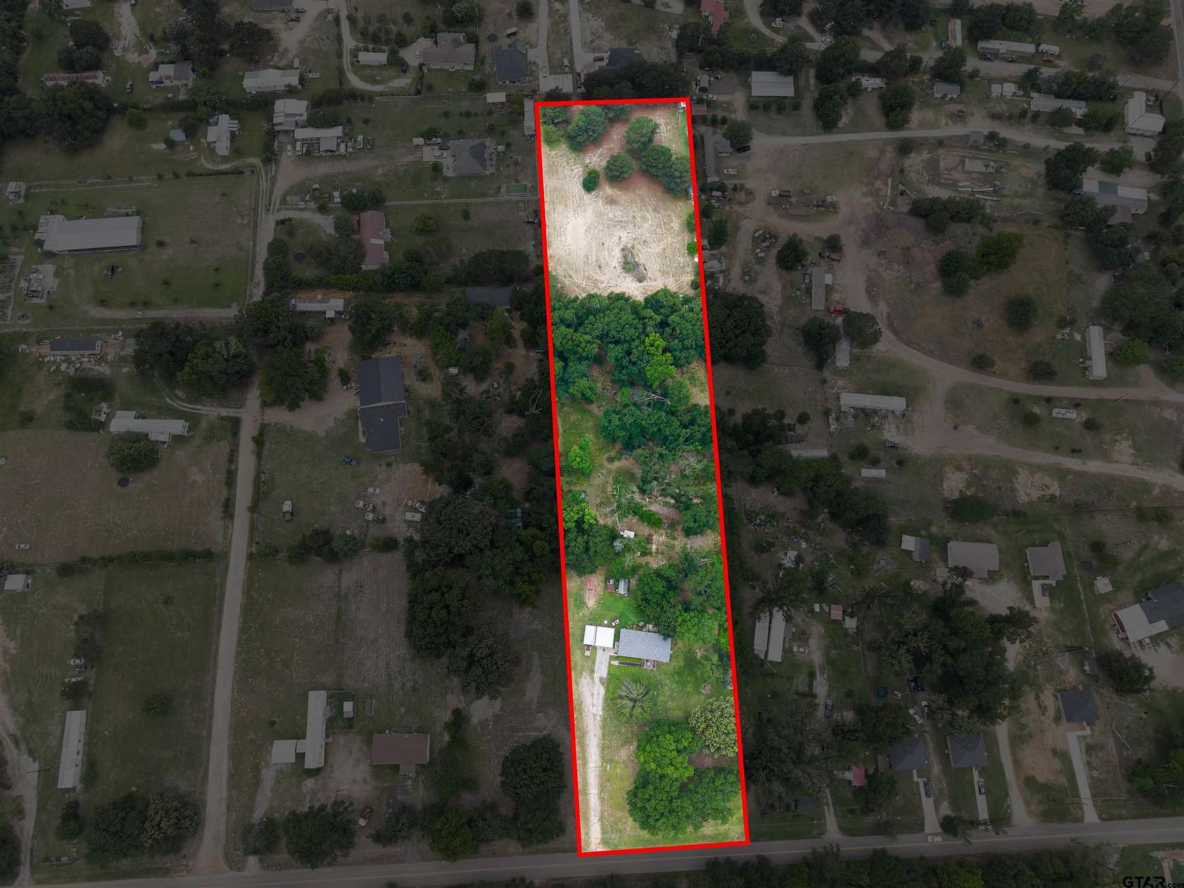 4.39 Acres of Land with Home for Sale in Tyler, Texas