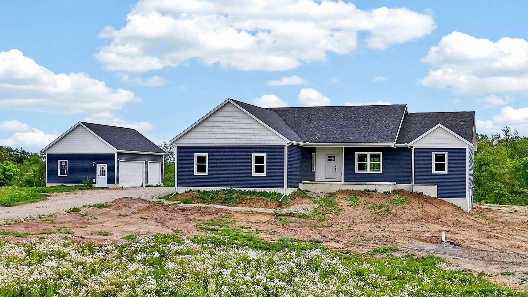 6.5 Acres of Land with Home for Sale in Hopewell, Ohio