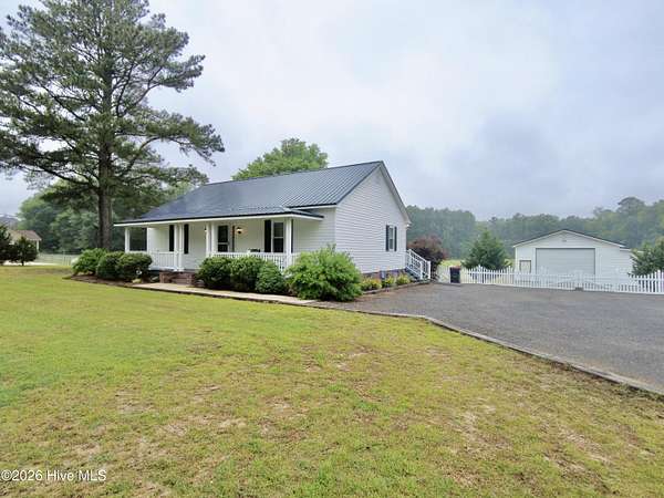 11 Acres of Land with Home for Sale in Eure, North Carolina