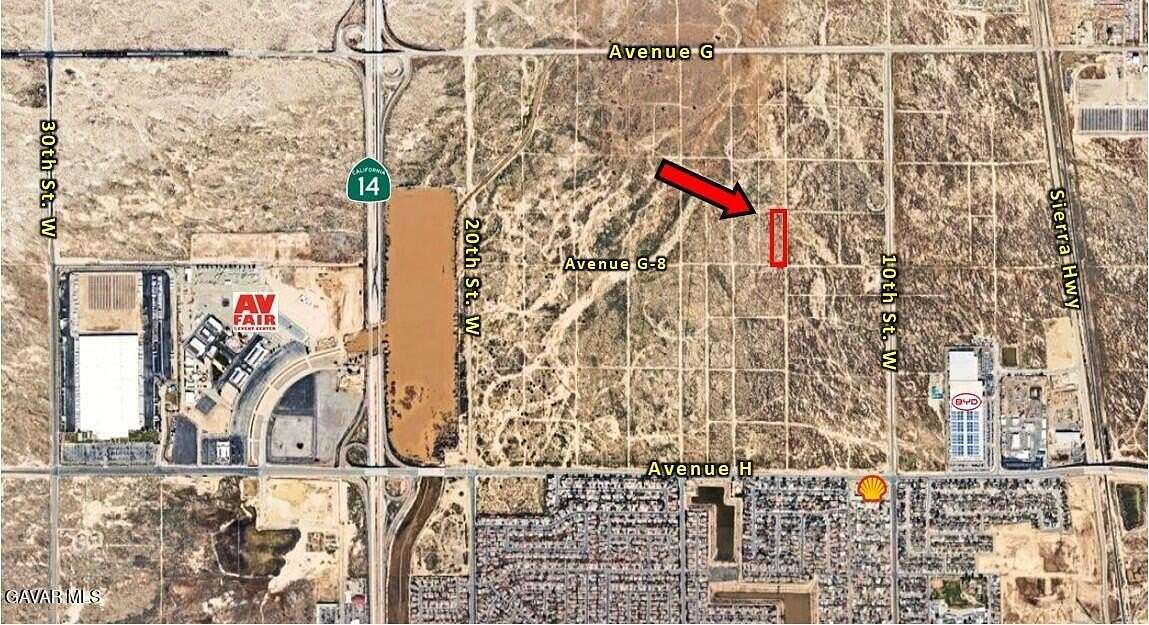 2.6 Acres of Commercial Land for Sale in Lancaster, California