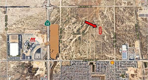 2.6 Acres of Commercial Land for Sale in Lancaster, California