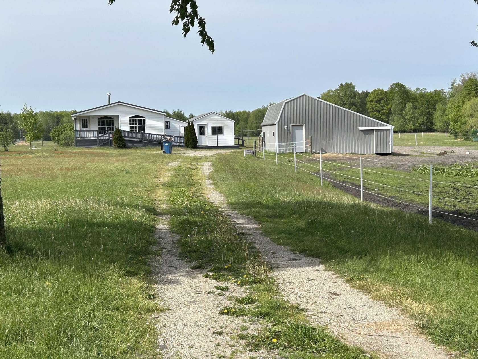 5 Acres of Land with Home for Sale in Fremont, Michigan
