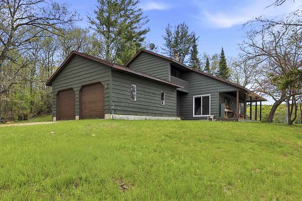 4 Acres of Land with Home for Sale in Wild Rose, Wisconsin