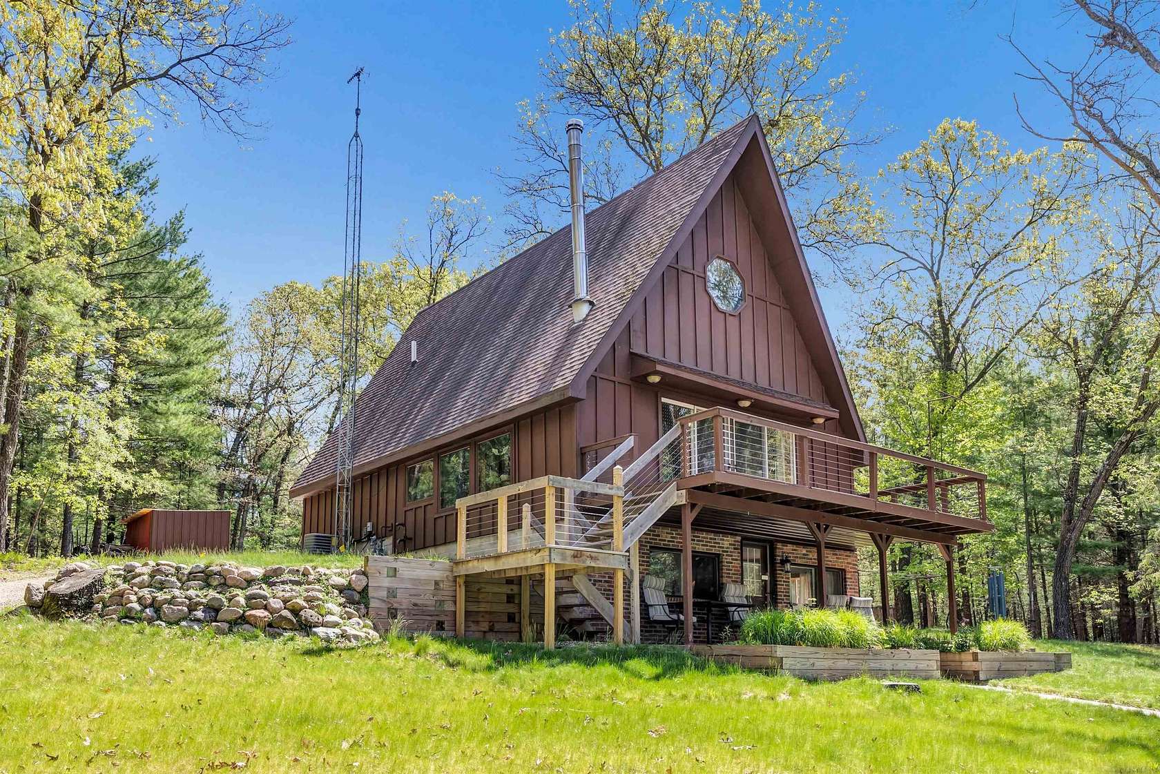 2.5 Acres of Land with Home for Sale in Wild Rose, Wisconsin