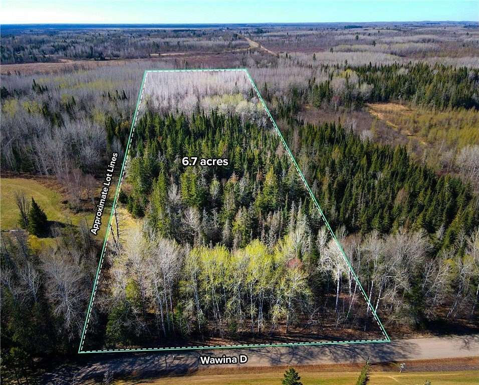 6.7 Acres of Residential Land for Sale in Wawina Township, Minnesota