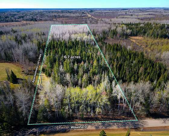 6.7 Acres of Residential Land for Sale in Wawina, Minnesota