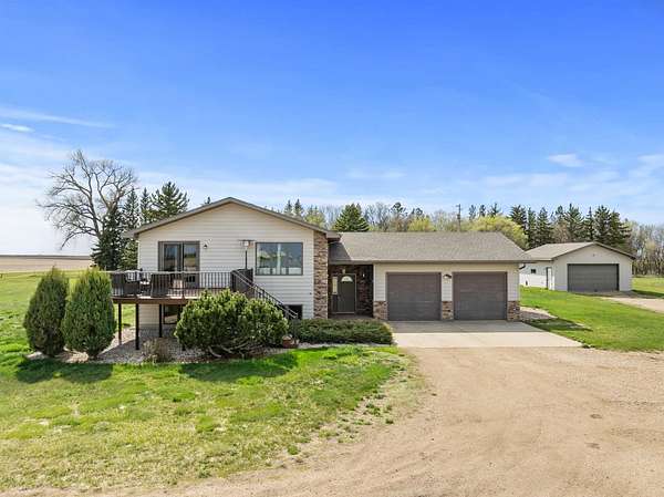 6.64 Acres of Land with Home for Sale in Glenburn, North Dakota