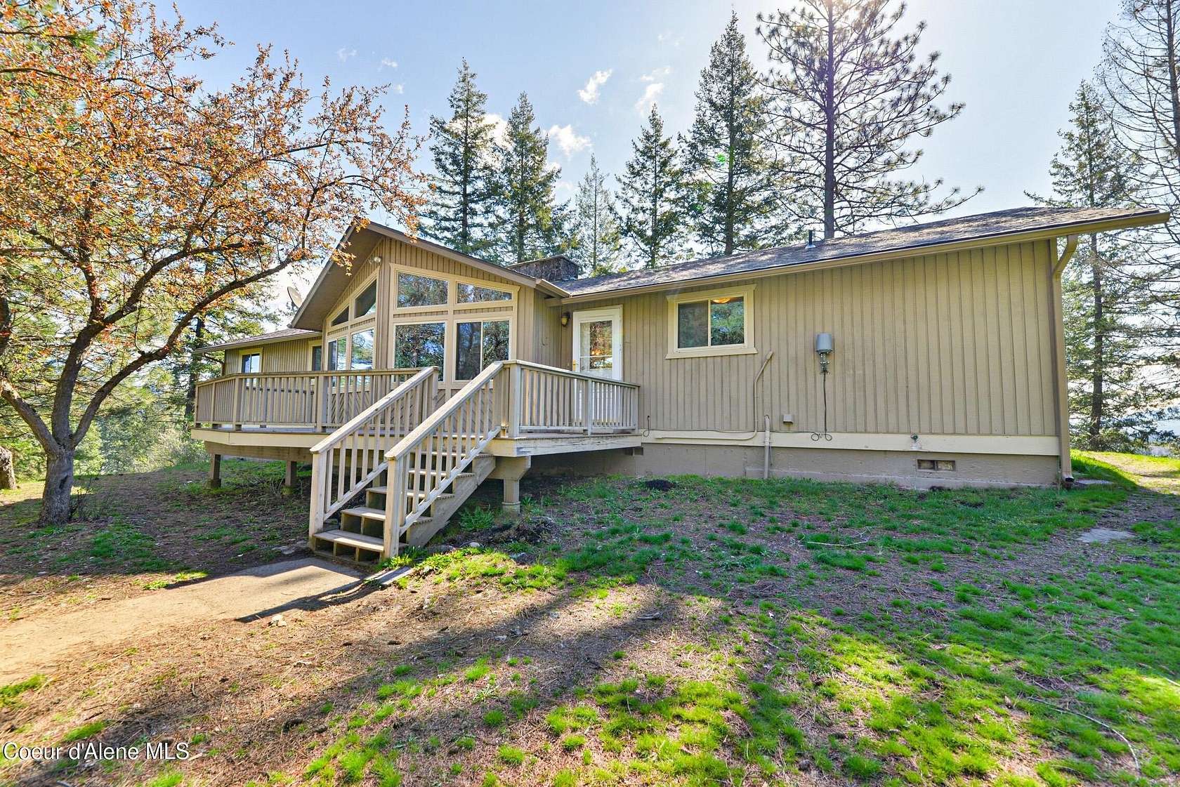 5.39 Acres of Land with Home for Sale in Hauser, Idaho
