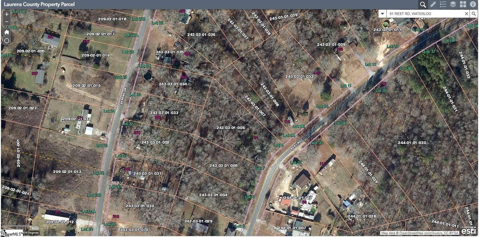 0.89 Acres of Land for Sale in Waterloo, South Carolina