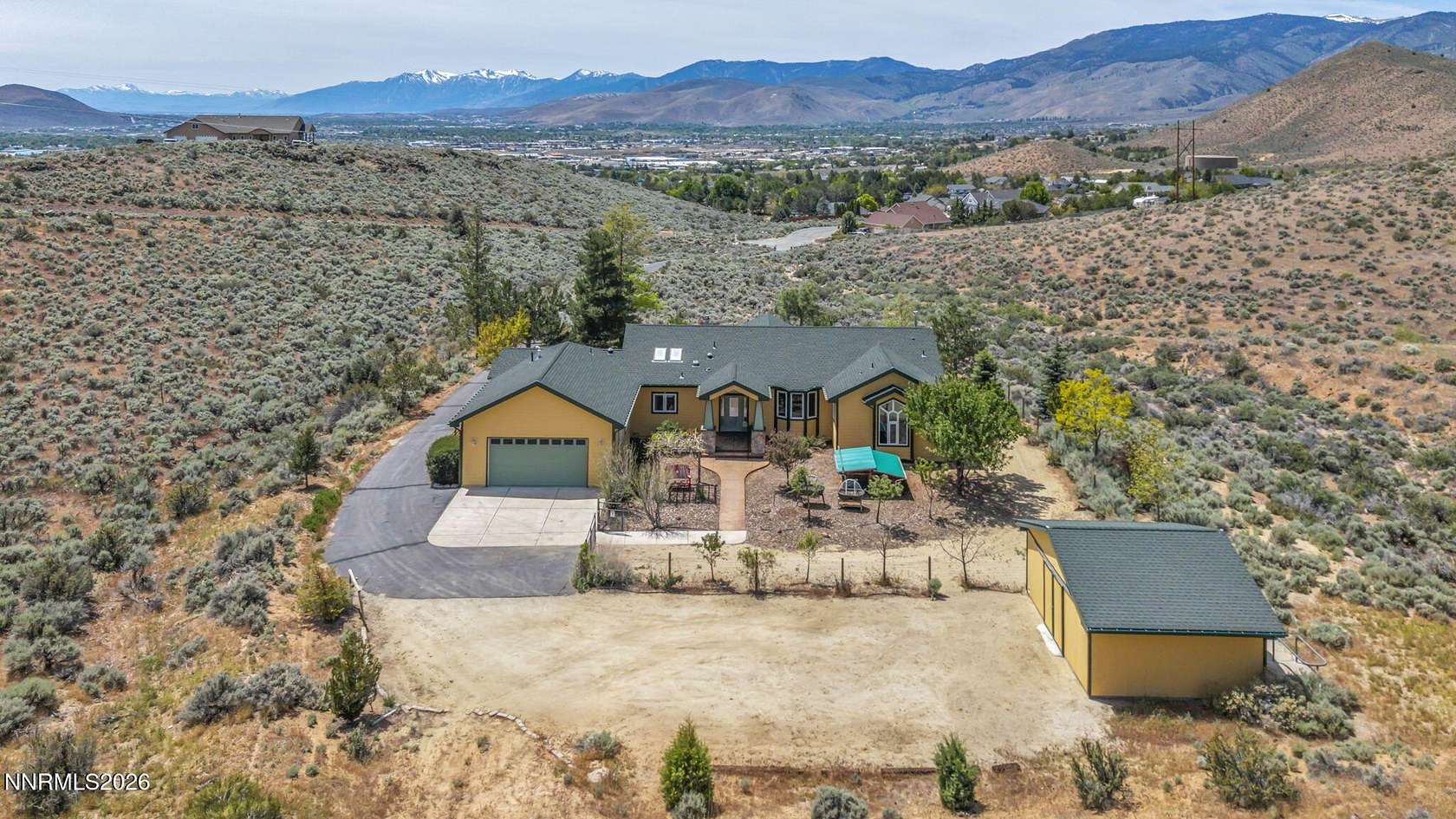 10 Acres of Recreational Land with Home for Sale in Carson City, Nevada
