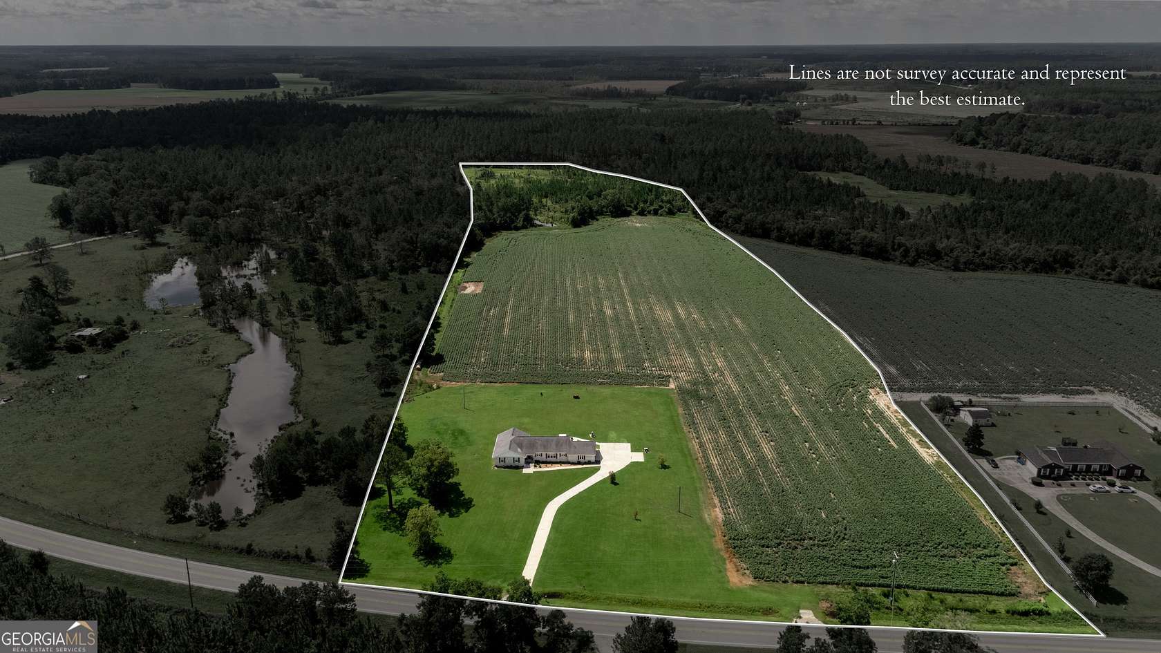 33.8 Acres of Land with Home for Sale in Fitzgerald, Georgia