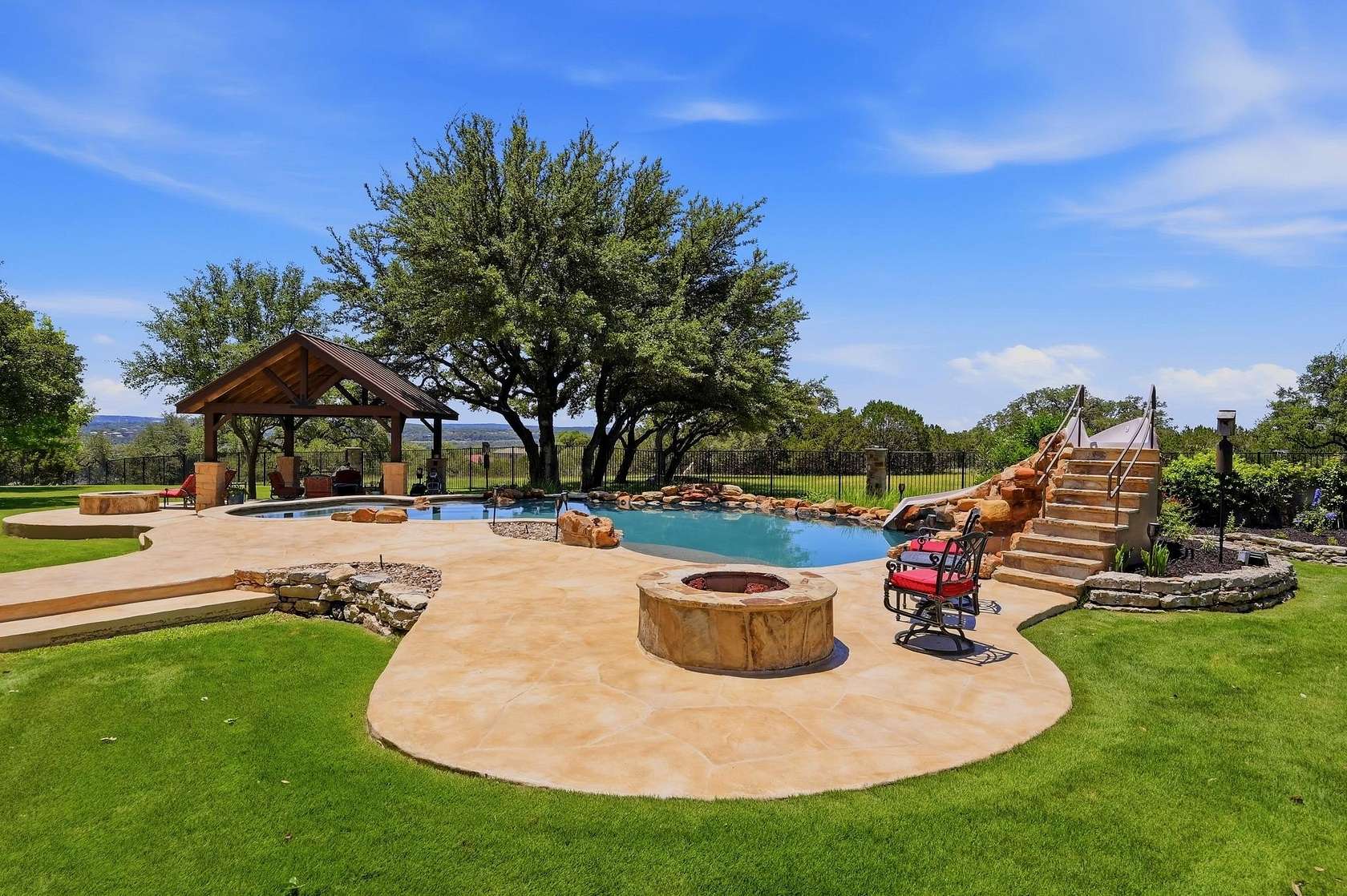 3.25 Acres of Land with Home for Sale in Spring Branch, Texas