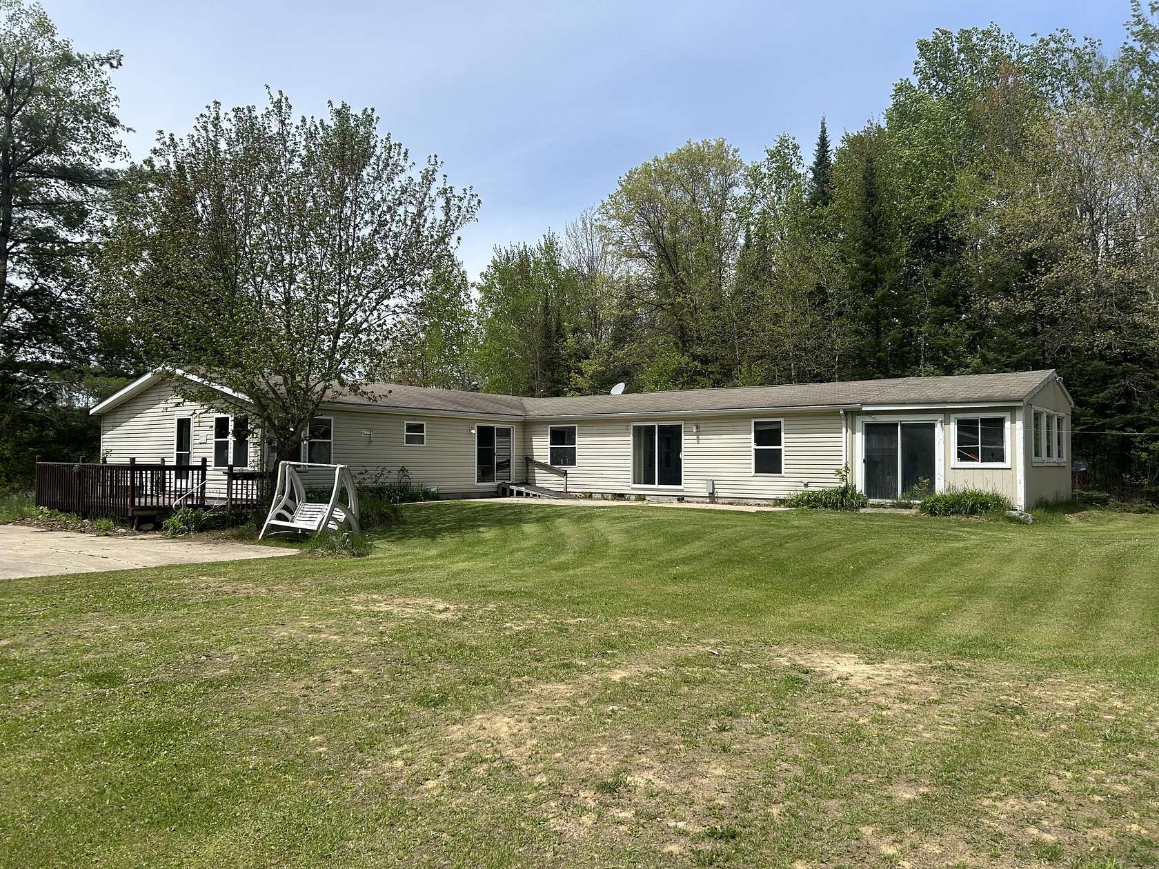 4 Acres of Land with Home for Sale in St. Helen, Michigan