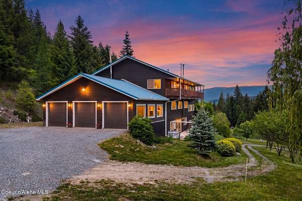 68.5 Acres of Recreational Land with Home for Sale in Bonners Ferry, Idaho