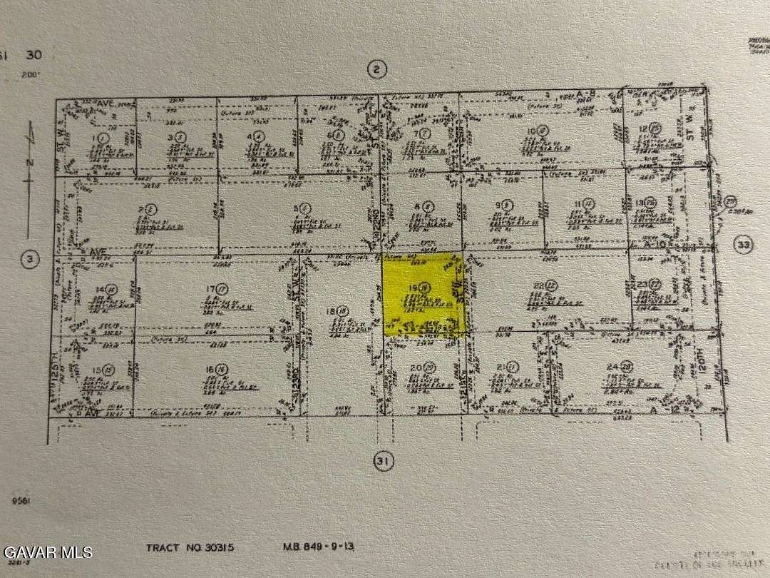 2.49 Acres of Land for Sale in Lancaster, California
