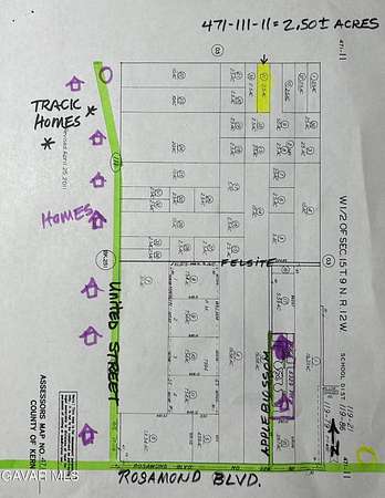 2.5 Acres of Land for Sale in Rosamond, California