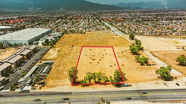 2.8 Acres of Commercial Land for Sale in Fontana, California