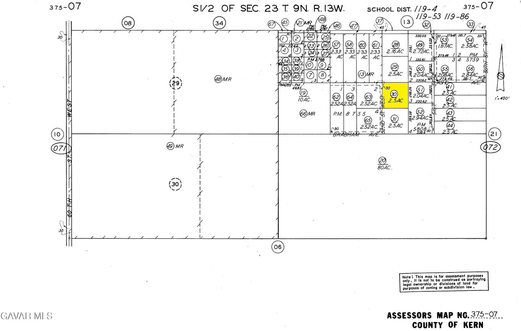 2.5 Acres of Land for Sale in Rosamond, California
