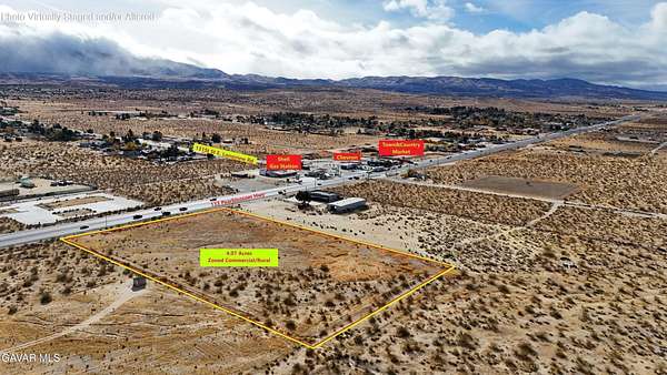 4.33 Acres of Commercial Land for Sale in Pearblossom, California