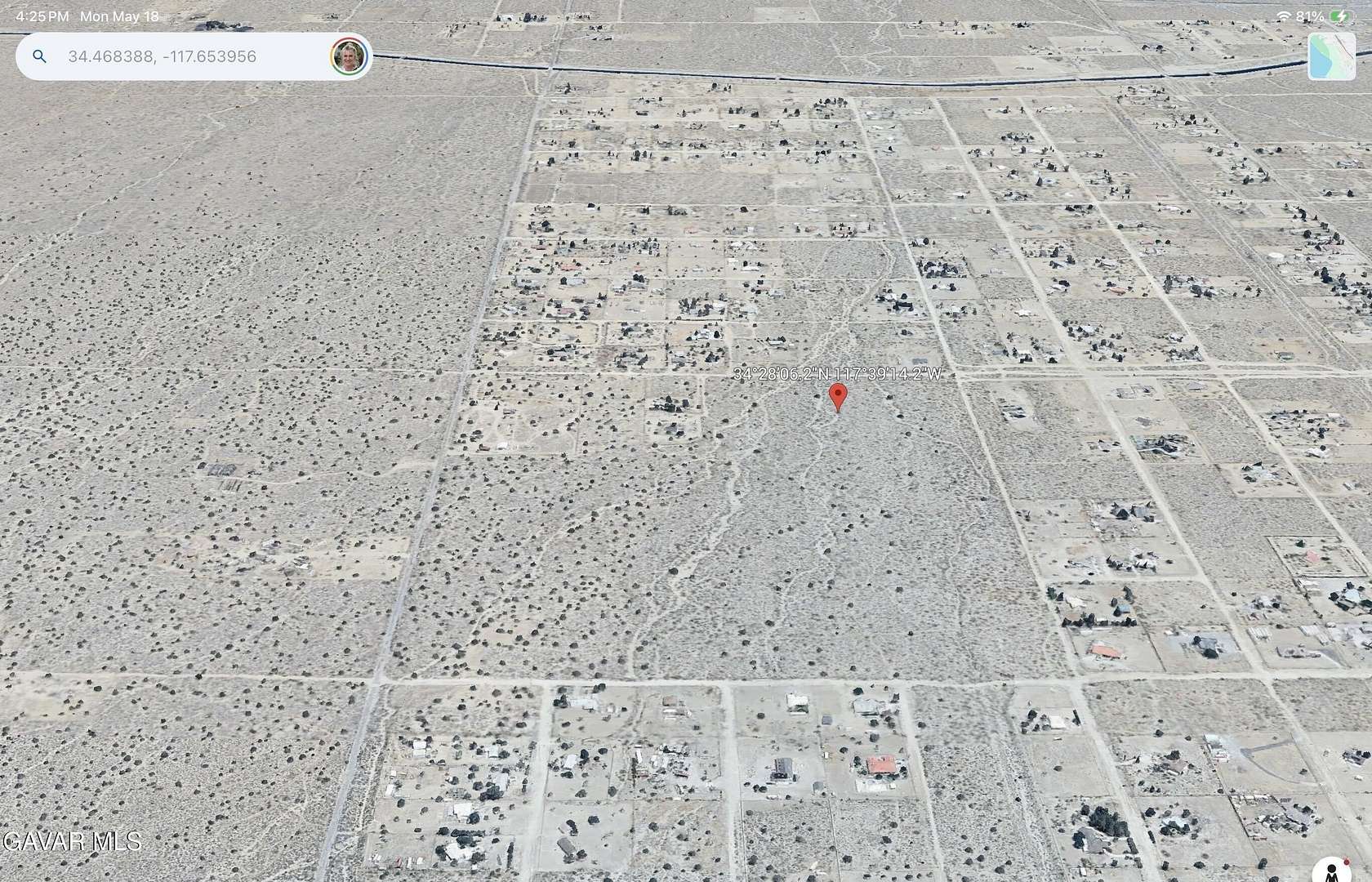 25 Acres of Land for Sale in Piñon Hills, California