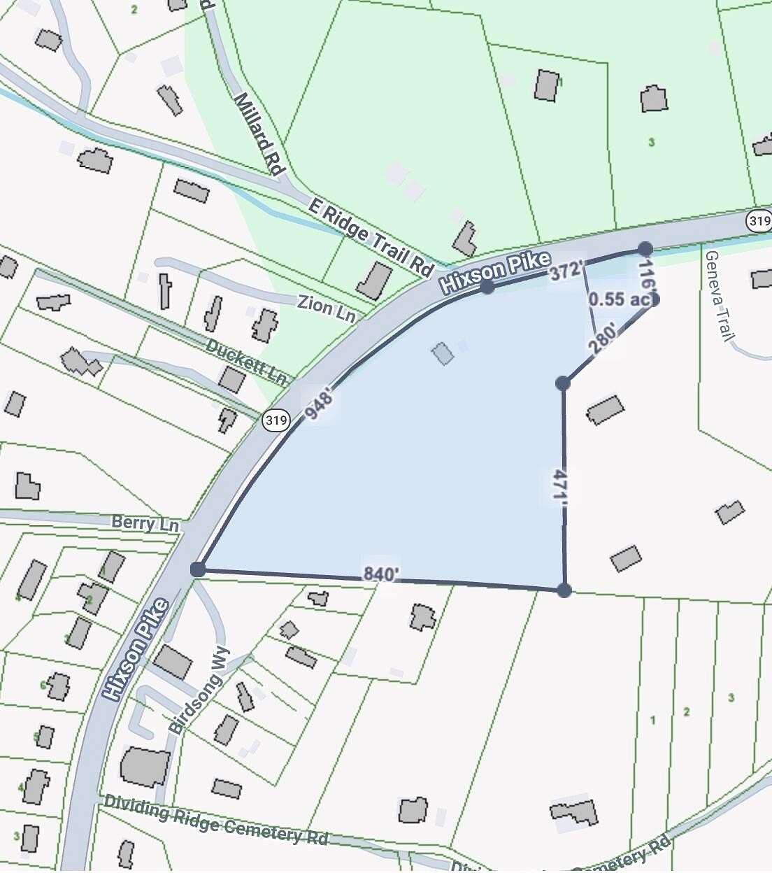 10.8 Acres of Mixed-Use Land for Sale in Soddy-Daisy, Tennessee