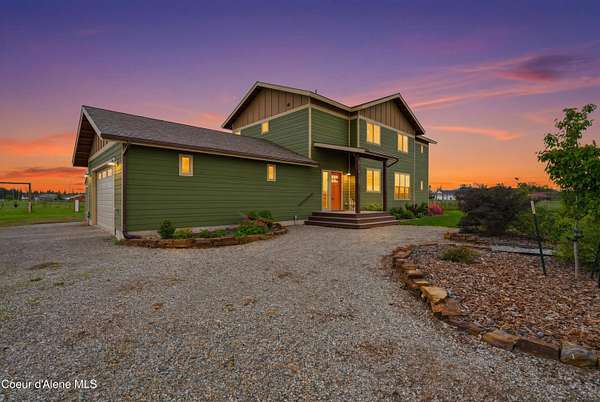 5 Acres of Land with Home for Sale in Athol, Idaho