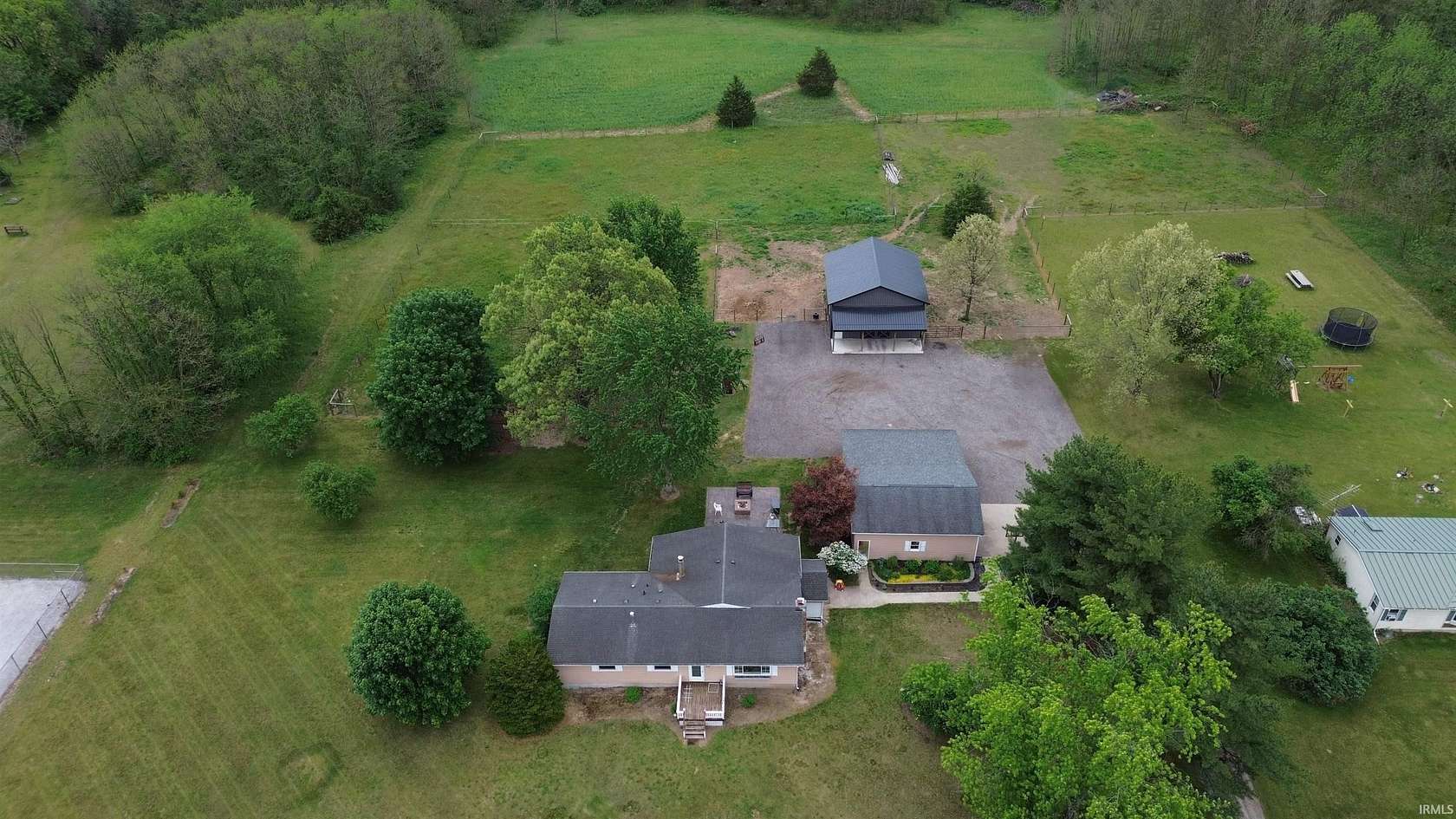 14 Acres of Land with Home for Sale in Middlebury, Indiana