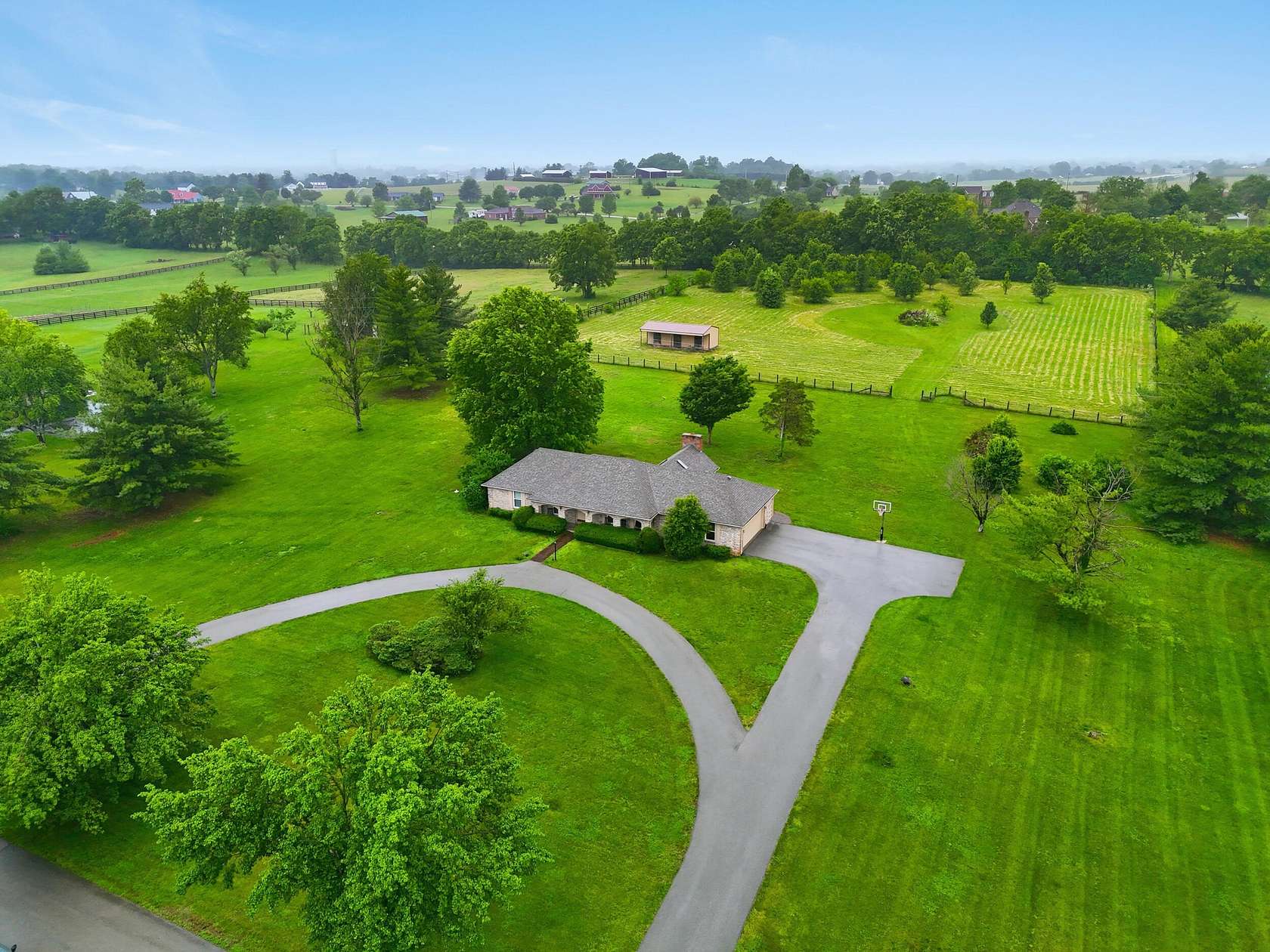 5 Acres of Land with Home for Sale in Nicholasville, Kentucky