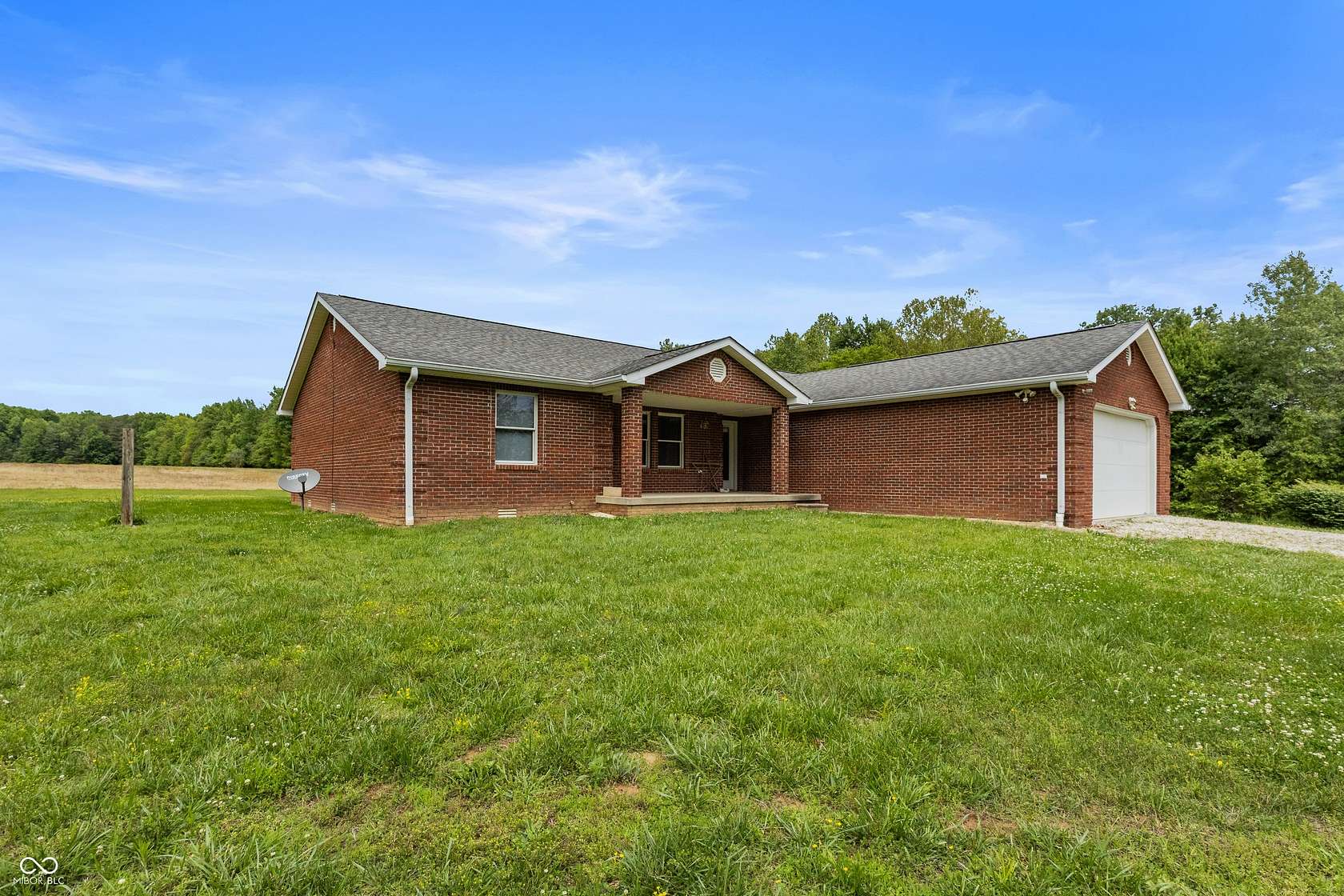 34.6 Acres of Land with Home for Sale in Columbus, Indiana