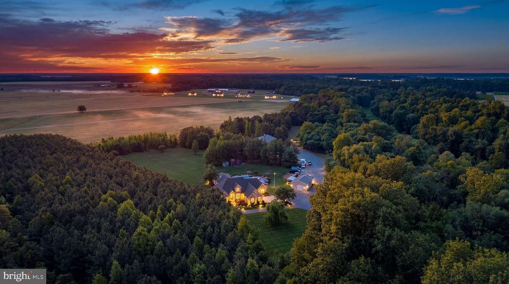 46.2 Acres of Recreational Land with Home for Sale in Bridgeville, Delaware