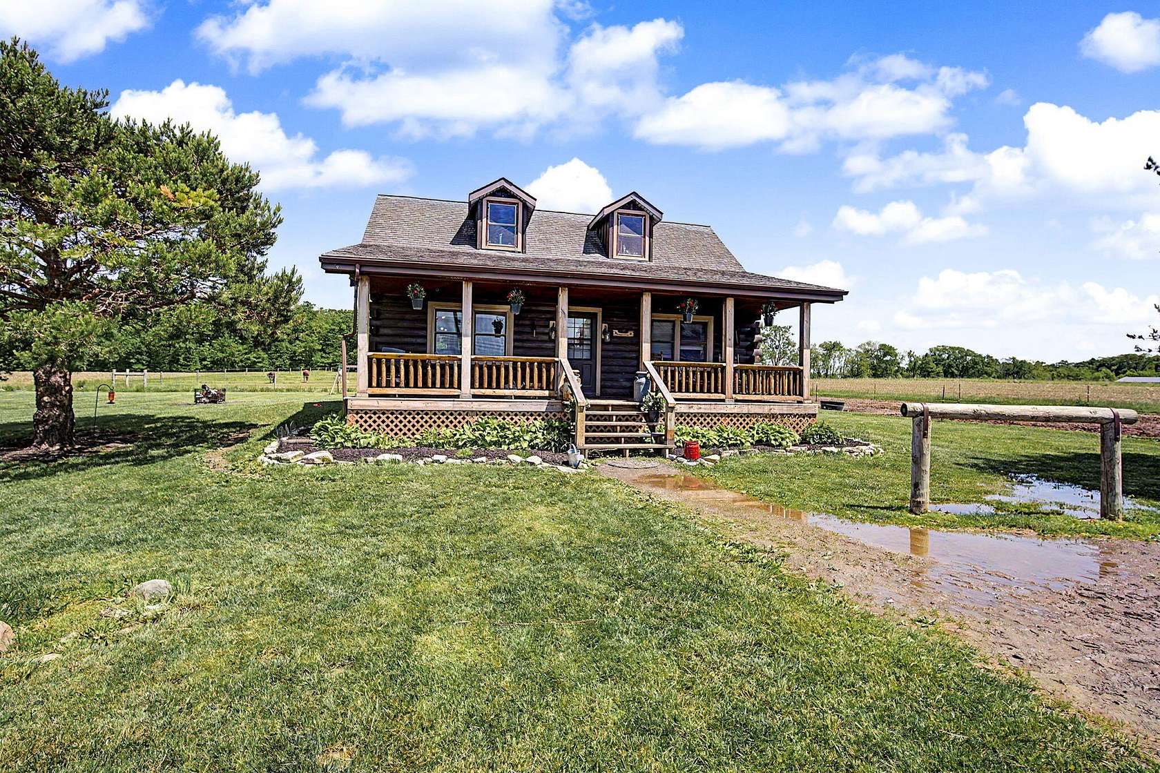 7.75 Acres of Land with Home for Sale in St. Paris, Ohio