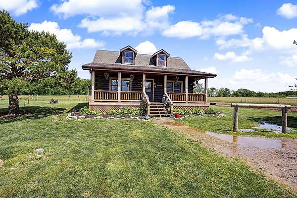 7.75 Acres of Land with Home for Sale in St. Paris, Ohio