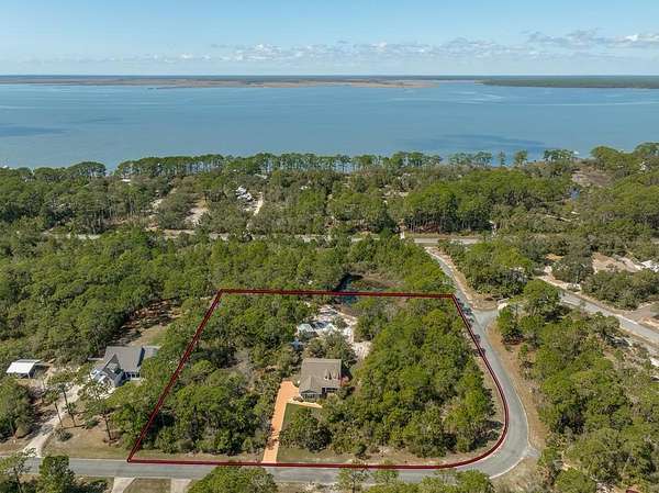 3 Acres of Land with Home for Sale in Eastpoint, Florida