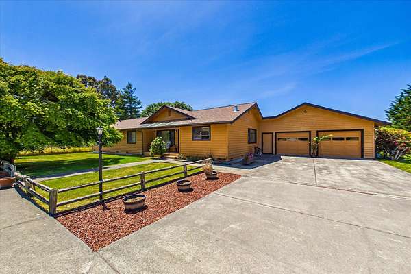 7.34 Acres of Land with Home for Sale in Hydesville, California