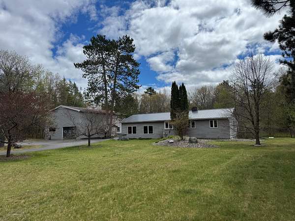 4 Acres of Land with Home for Sale in Tomahawk, Wisconsin